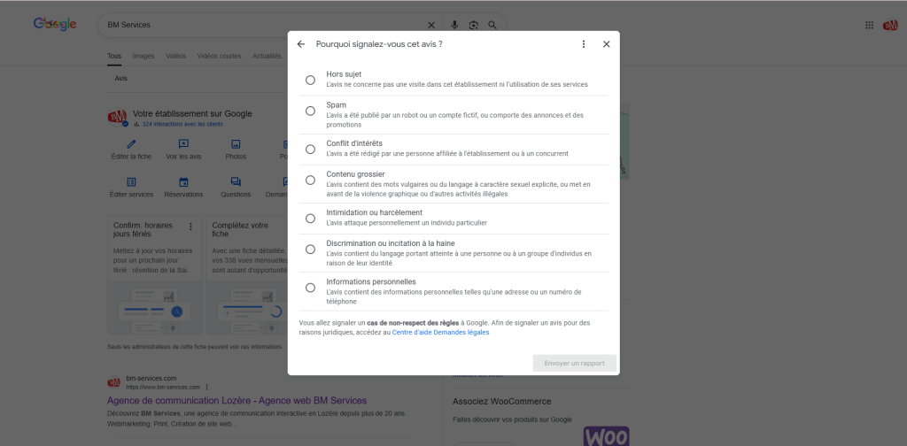 Contester un avis abusif à Google