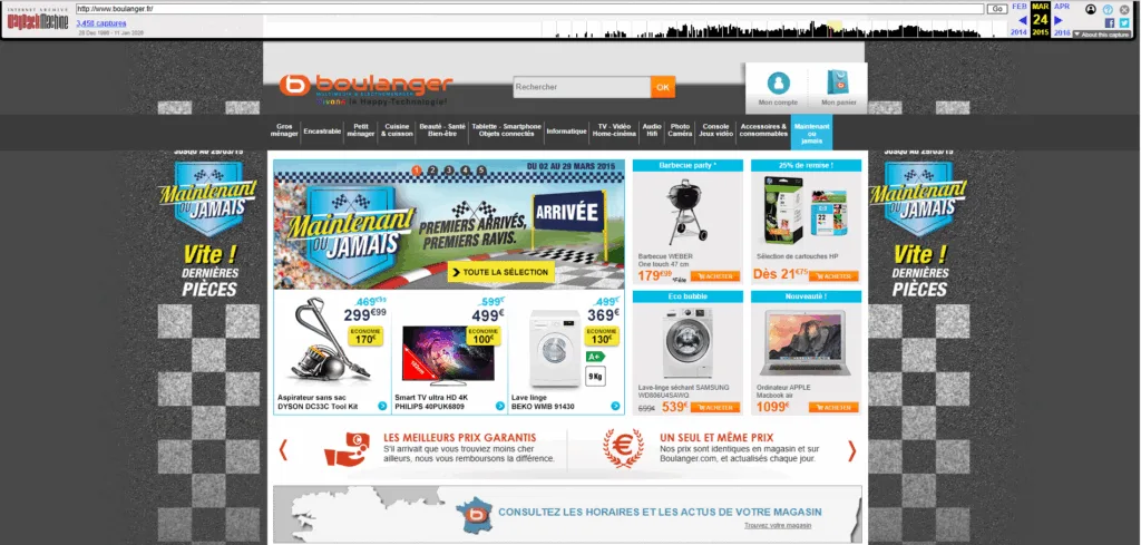 Historique Site boulanger